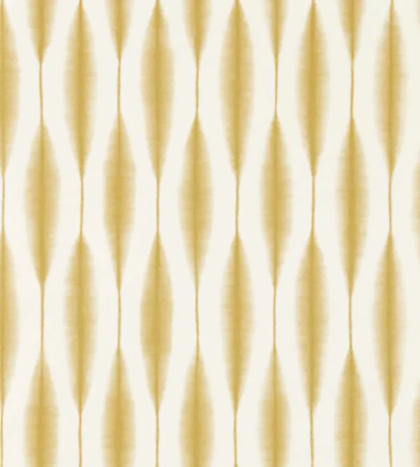 Kasuri Wallpaper - Barley by yellow striped wallpaper from scion