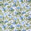 blue botanical wallpaper from scion