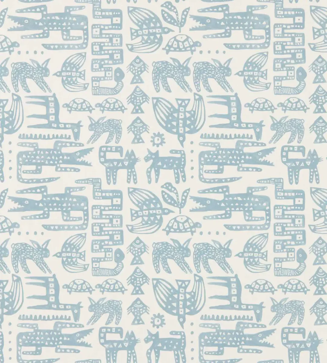 Twycross Wallpaper - Coast Blue by blue misc wallpaper from scion