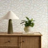 multicolour misc wallpaper and wall with cabinets and vases