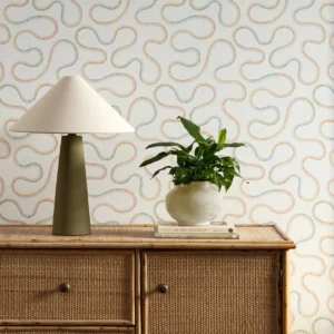 multicolour misc wallpaper and wall with cabinets and vases