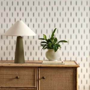 brown misc wallpaper and wall with cabinets and vases