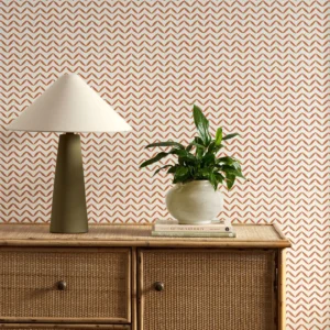 orange misc wallpaper and wall with cabinets and vases