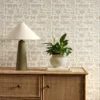 neutral misc wallpaper and wall with cabinets and vases