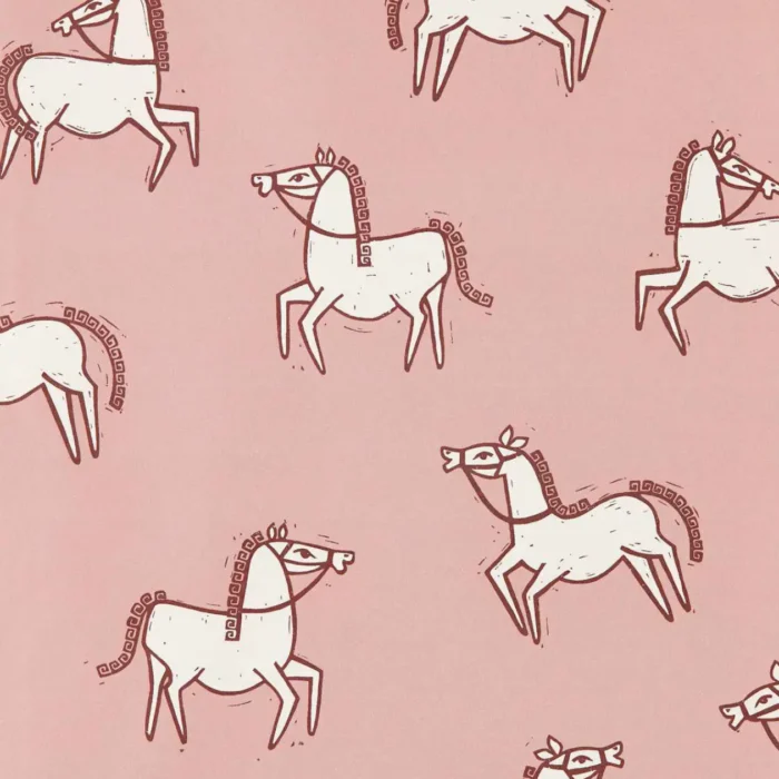 Canter Wallpaper - Blush swatch