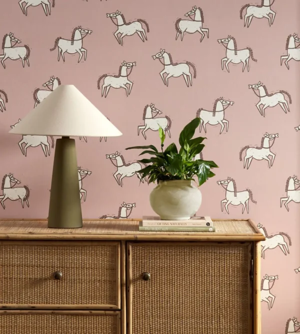 Canter Wallpaper - Blush by Canter Wallpaper - Blush from