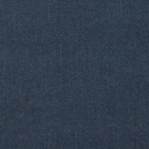 blue plain velvet-chenille fabric from Clarke & Clarke