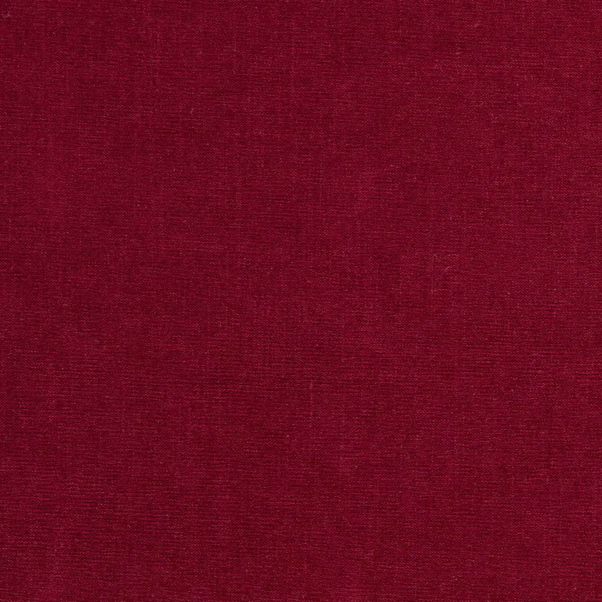 red plain velvet-chenille fabric from Clarke & Clarke