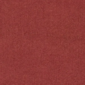 red plain velvet-chenille fabric from Clarke & Clarke