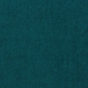 blue plain velvet-chenille fabric from Clarke & Clarke