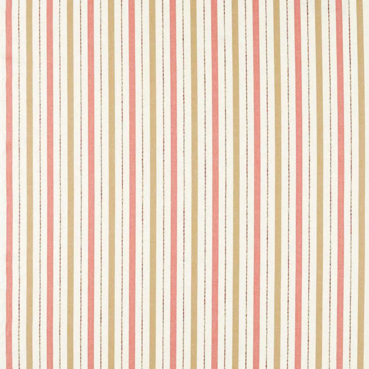Camino Fabric - Camel / Spice by red striped woven fabric from Clarke & Clarke