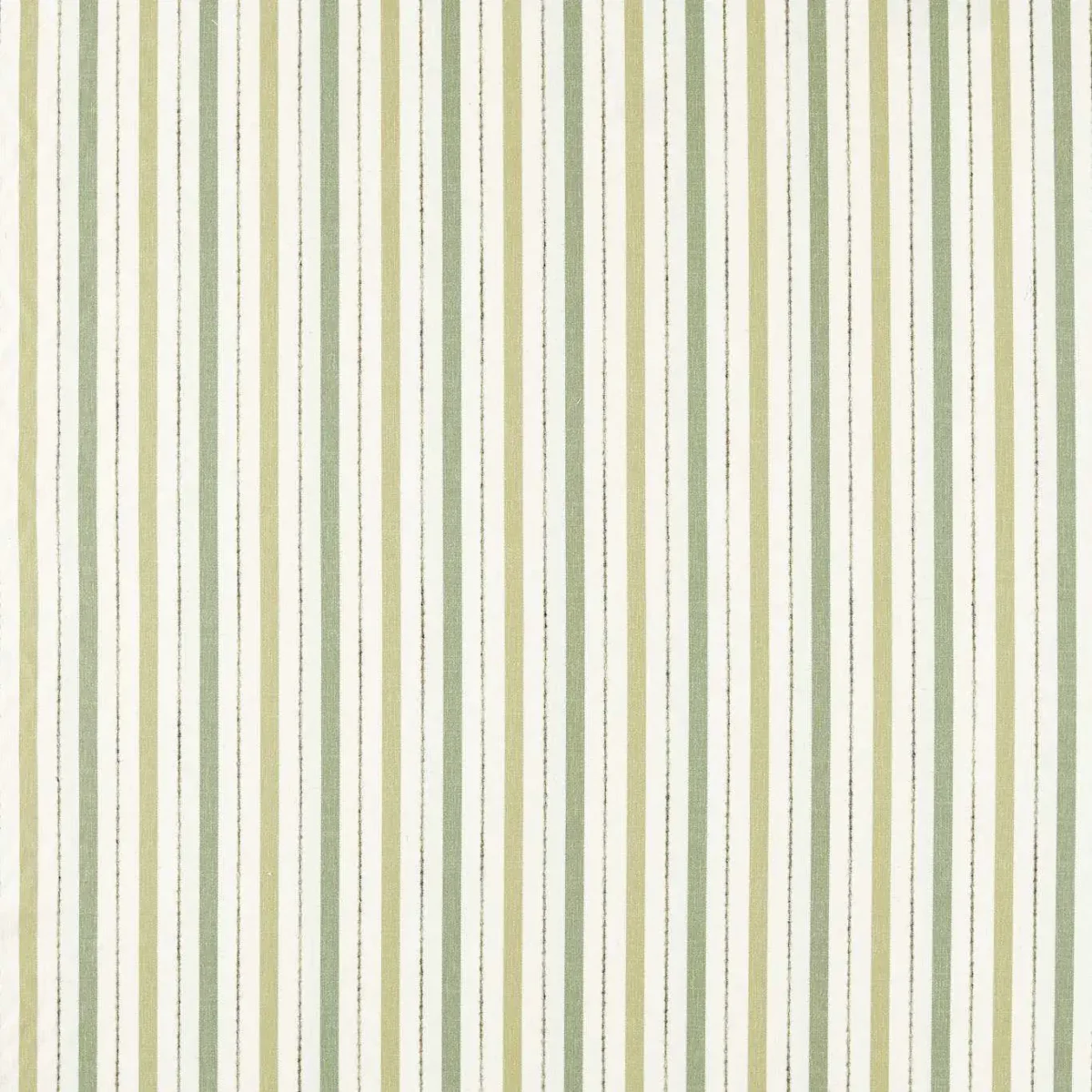 Camino Fabric - Palm by green striped woven fabric from Clarke & Clarke