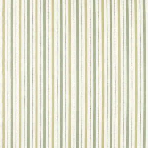 green striped woven fabric from Clarke & Clarke