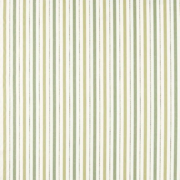 green striped woven fabric from Clarke & Clarke