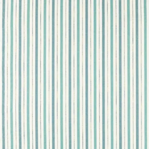 blue striped woven fabric from Clarke & Clarke