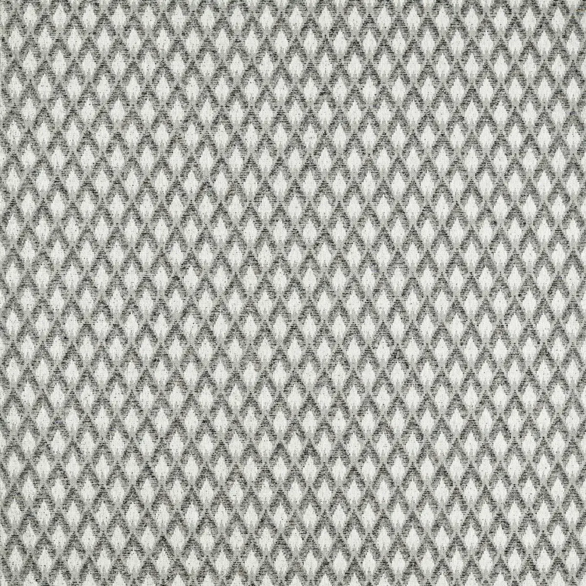 black-grey geometric woven fabric from Clarke & Clarke