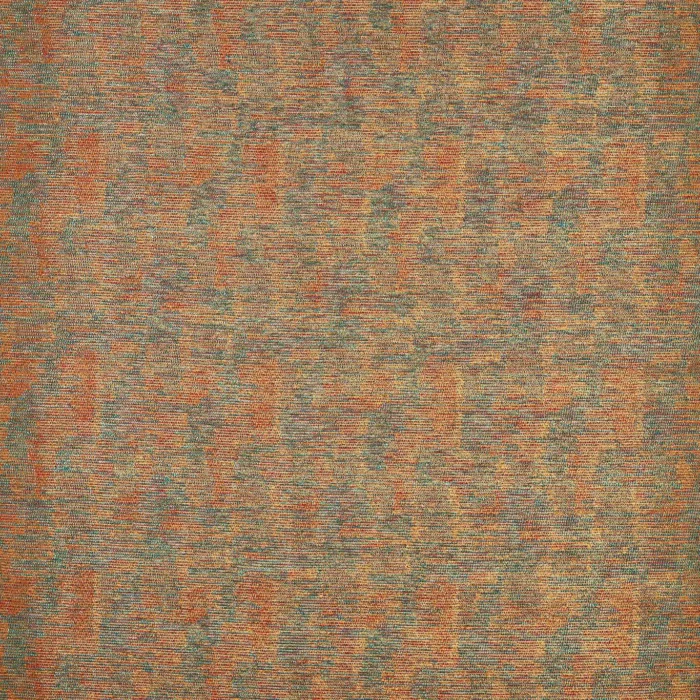 Zocalo Fabric - Cinnamon /  Teal – Cinnamon / Teal swatch