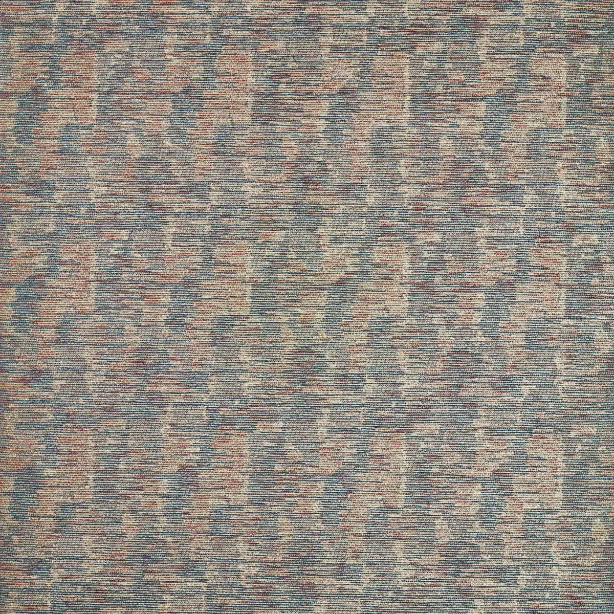 Zocalo Fabric - Rust by blue contemporary woven fabric from Clarke & Clarke