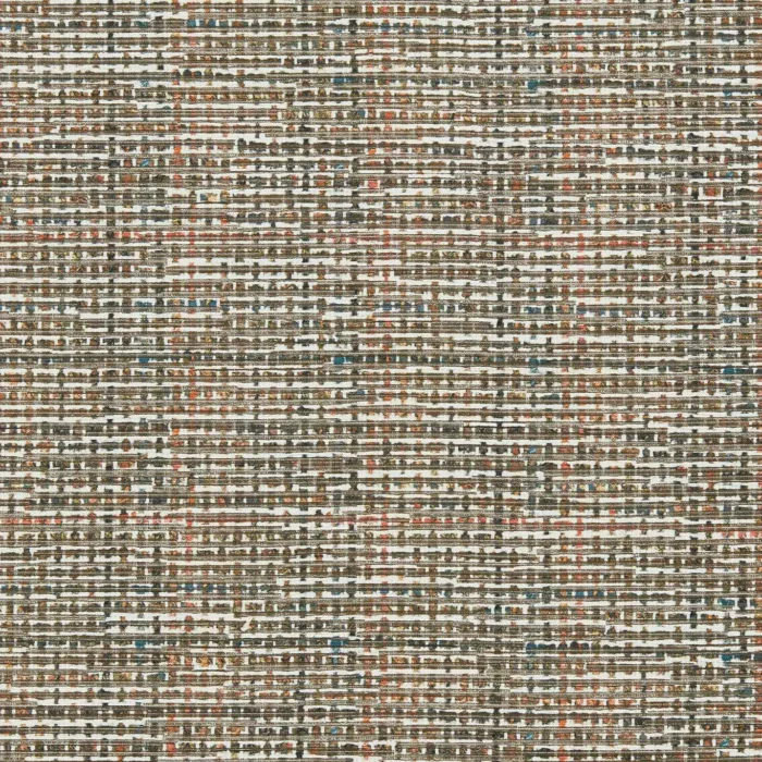 Atrio Fabric - Marine / Spice swatch