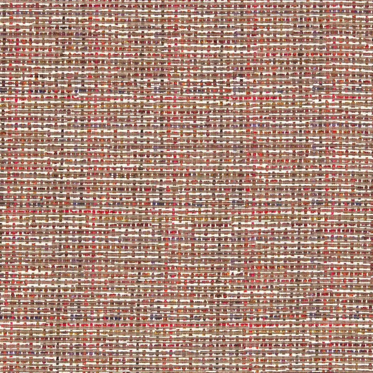 Atrio Fabric - Multi by red plain woven fabric from Clarke & Clarke