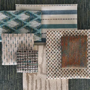 green plain fabrics with