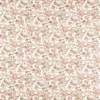 pink botanical cotton fabric from Clarke & Clarke