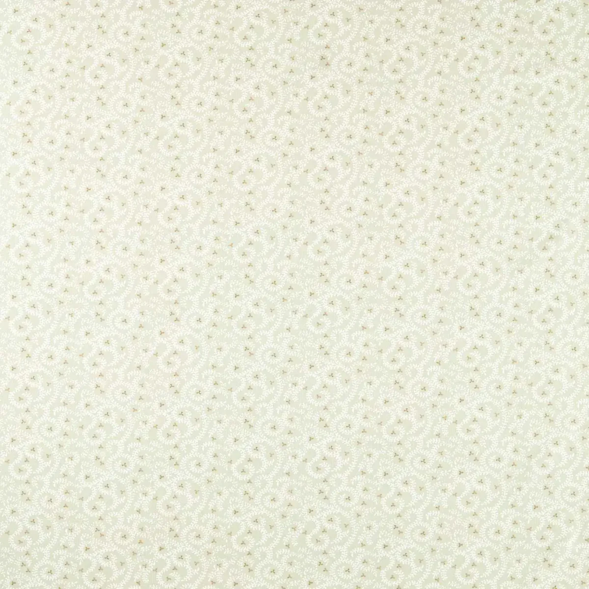 Buta Fabric - Sage by green botanical printed fabric from Clarke & Clarke