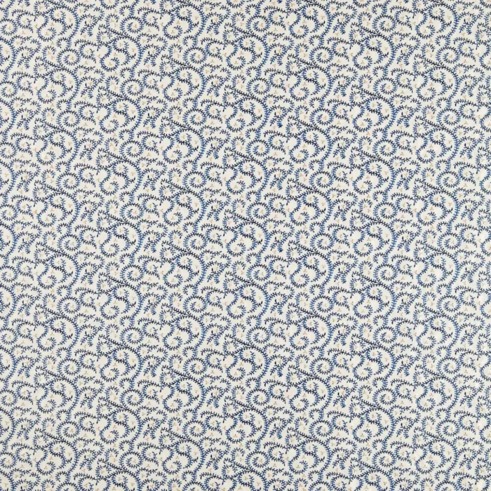 Buta Embroidery Fabric - Ink swatch