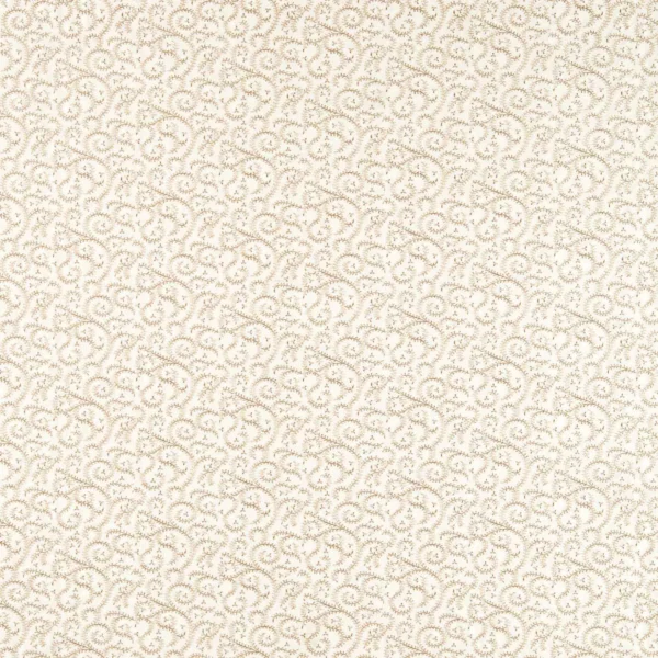 Buta Embroidery Fabric - Natural by neutral botanical embroideried fabric from Clarke & Clarke
