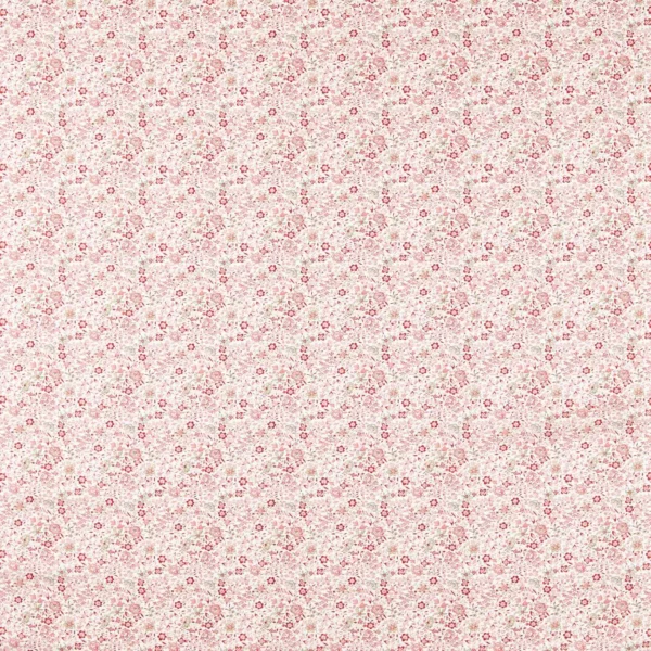 pink botanical cotton fabric from Clarke & Clarke
