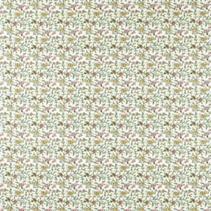 green botanical printed fabric from Clarke & Clarke