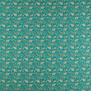 blue botanical printed fabric from Clarke & Clarke