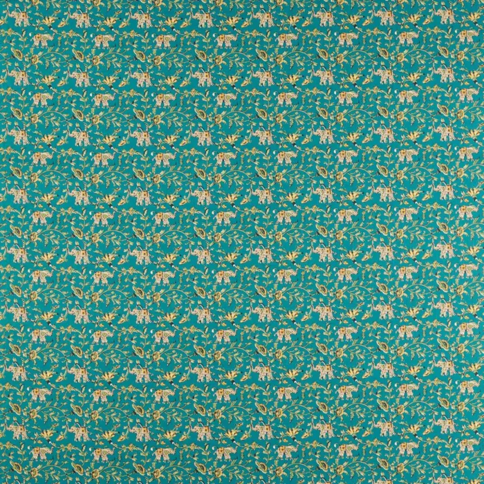 Hathi Fabric - Teal swatch