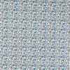 blue botanical embroideried fabric from Clarke & Clarke