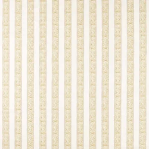 yellow striped cotton fabric from Clarke & Clarke