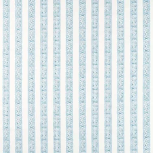 blue striped cotton fabric from Clarke & Clarke