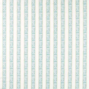 blue striped cotton fabric from Clarke & Clarke