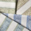 yellow striped fabrics with