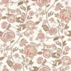 pink botanical wallpaper from clarke & clarke