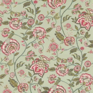 green botanical wallpaper from clarke & clarke