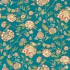 blue botanical wallpaper from clarke & clarke