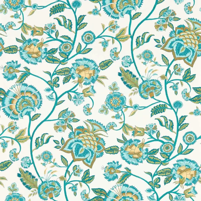 Barmeri Wallpaper - Teal swatch