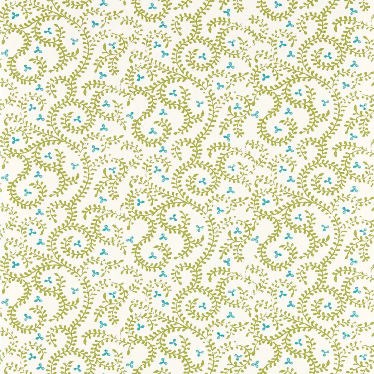 Buta Wallpaper - Apple by green botanical wallpaper from clarke & clarke