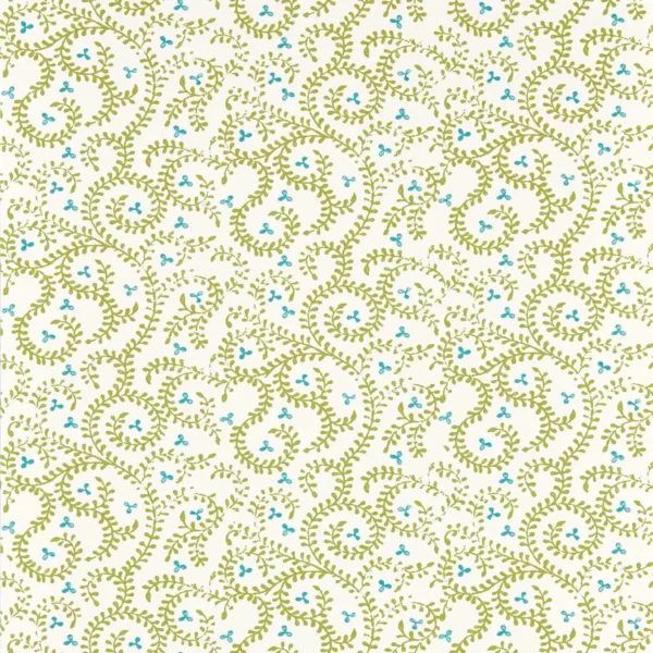 Buta Wallpaper - Apple by green botanical wallpaper from clarke & clarke