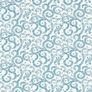 blue botanical wallpaper from clarke & clarke
