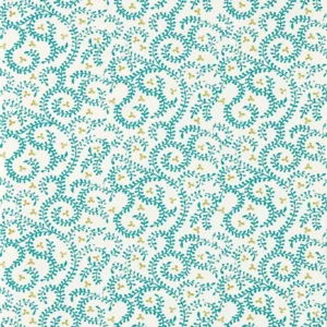 blue botanical wallpaper from clarke & clarke