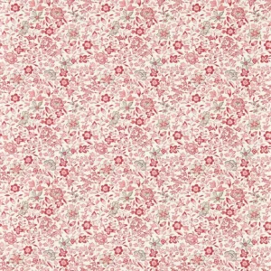 pink botanical wallpaper from clarke & clarke