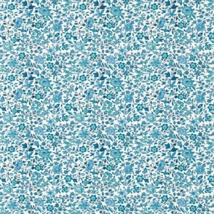 blue botanical wallpaper from clarke & clarke