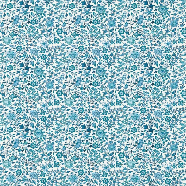 blue botanical wallpaper from clarke & clarke