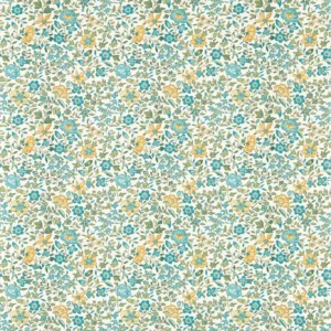 blue botanical wallpaper from clarke & clarke
